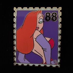 Disney Shopping 2010 Jessica Rabbit Postage Stamp Pin